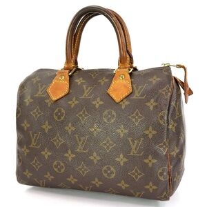 Louis Vuitton Classic Brown and Tan Satchel